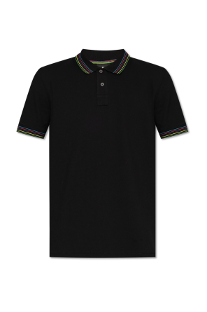 Tシャツ・カットソー VERSACE SS25 Black piquet polo shirt (10139061A12345 1B000) Black T-shirt style dress Versace - Vitkac AS